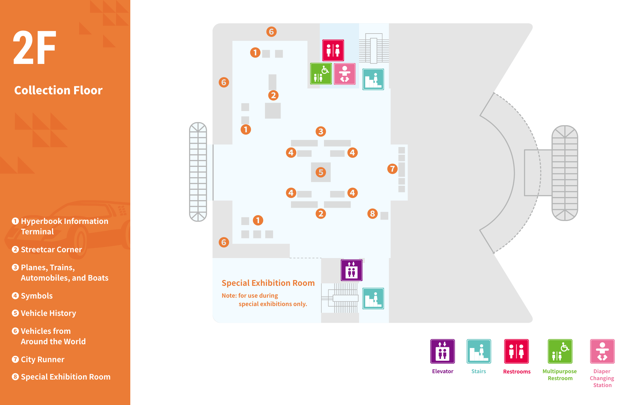 Second Floor Map